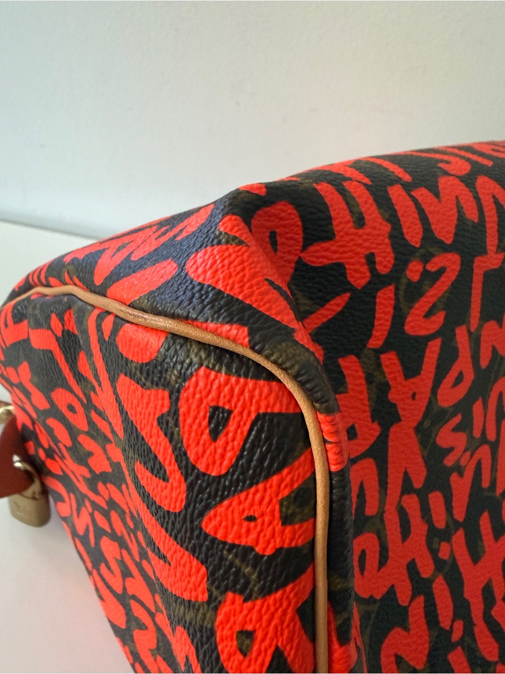 LOUIS VUITTON x Stephen Sprouse Monogram Graffiti Speedy 30 - Orange Handbag Bag - Picture 14 of 16